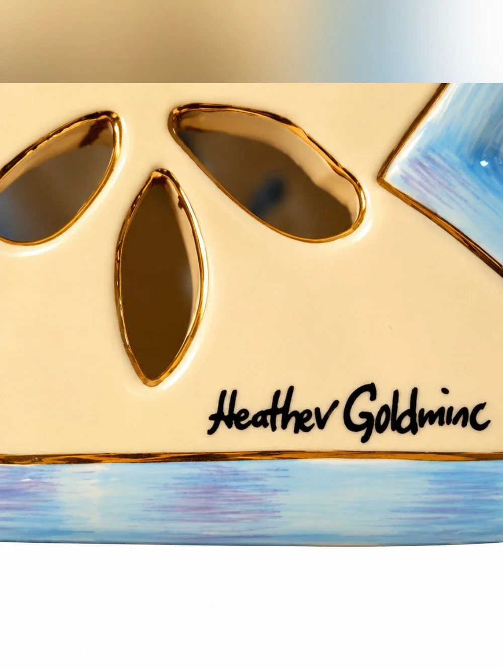Blue Sky glazed ceramic